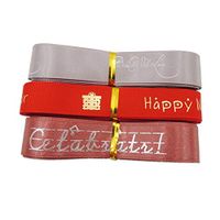 9Yards per Pack Celebrate Holiday Gift Wrapping Ribbon for Favors