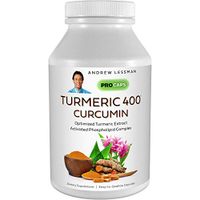 Andrew Lessman Turmeric 400-240 Capsules – 95% Curcuminoids as Phospholipid Complex for Optimum Benefits and Greater Absorption, High Potency Standardized Extract, Small Easy to Swallow Capsules