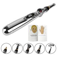 Acupuncture Pen, HIKSHAPER 5 in 1 Electro Acupuncture Meridian Massage Energy Pen Relief Pain Therapy Tools