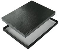 8-1/2 x 10-1/2 x 5/8 Photo Print Boxes (25/pkg) (Black Leather)