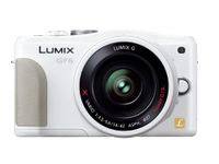 Panasonic Lumix digital SLR camera kit lens Lumix GF6 electric standard zoom lens attached white DMC-GF6X-W