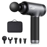 Percussion Massage Gun for Athletes - Handheld Deep Tissue Body Massager for Sore Muscle Pain Relief and Recovery-Rechargeable 5 Speeds