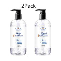 Hand Sanitizer Gel Refreshing Washless Hand Soap Gel,Disposable Hand Sanitizer Pump Bottle 300ml (2PCS 300ML)
