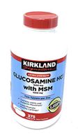 Kirkland Signature Extra Strength Glucosamine HCI 1500mg, With MSM 1500 mg,  375-Count  Tablets