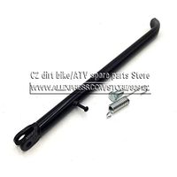 Frames & Fittings 317MM - 384MM Dirt Pit Bike Sidestand with Spring Set 125cc 110cc 140cc for BSE Side Kick Stand for TTR for KTM 10 12 14 16 inch - (Color: 10inch 240MM)