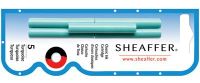 Sheaffer Refills Turquoise 5 Pack Fountain Pen Cartridge - SH-96370