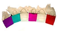 Foil Cube Gift Bags Assortment Pkg/6
