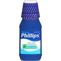 Milk Of Mag Mint Size 12z Phillips Milk Of Magnesia Laxative & Antacid In Mint Flavor