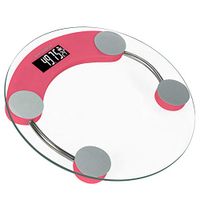 Daily necessities LTD Digital Bathroom Electronic Scales, LCD Display 5mm Tempered Glass Precision Electronic Scale, Portable Rollover Body Scales, Automatic Power-on and Shutdown up to 180KG