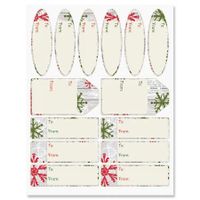 Wood Wash Flakes Labels