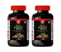 Brain Health Memory and Focus - Organic Greens Complex - Ginger Extract Supplement - 2 Bottles 120 Tablets