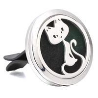 Aromabug Regular Size (Cat Rat) 30mm. 3 Essential Oils and 7 Refill pads