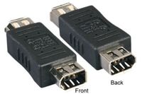 Firewire IEEE 1394a 6 Pin F/F Female to Female Converter Adapter Gender Changer