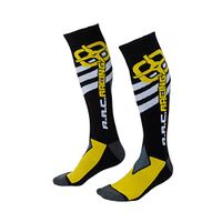 A.R.C. Moto Socks Size 10-13 Black/Yellow