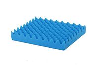 NOVA Seat & Wheelchair Cushion, Convoluted “Egg Crate” Foam Cushion, 18”W x 16”D x 3”Thick, No Cover