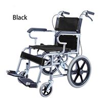 Wheelchair Leisure Wheelchair Anti-slip Armrest Folding Light Small Travel Multi-function Portable Aluminum Alloy Disabled Wheelchair Can Bear 100kg For The Elderly And The Disabled lightweight propel