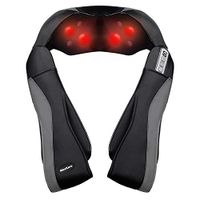 MaxKare Shiatsu Neck Shoulder Massager Electric Back Massage with Heat Deep Kneading Tissue Massage for Muscles Pain Relief Relax in Car Office and Home