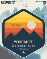 Squiddy Yosemite National Park California - Vinyl Sticker - Large Size (12" Tall)
