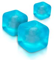 Extra Large Reusable Ice Cubes - BPA Free Plastic - for Cool Therapy Machine or Drink Dispensers - Ice Therapy System