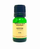 Vetiver Essential Oil - 100% Pure Therapeutic Grade Organic Vetiveria Zizanoides Oil in a 10ml UV Protected Green Glass Euro Dropper Bottle. (VETIVER)