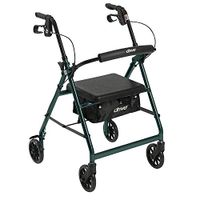 McKesson Lightweight Aluminum Rollator - Green - 1 Each / Each - 72673801