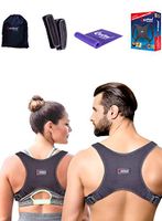 Back Straightener Posture Corrector for Women and Men - Shoulder Brace Back Posture Corrector for Men - Upper Back Support and Neck Pain Relief - Under Clothes Back Brace for Neck & Shoulder