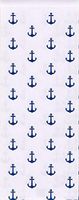 Anchors Nautical Cello Party Favor Treat Bags 5" x 3" x 11 1/2" - Pack of 25