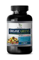 Heart Care Supplement - Greens Premium Organic Complex - Parsley Pills for Diuretic - 1 Bottle 60 Tablets