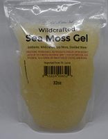 Sea Moss/Irish Moss Gel - 100% Natural, Wildcrafted, Sea Vegetable, Raw, Vegan, Source of Iodine, Calcium, Iron, Magnesium, Selenium, Zinc & More - Thyroid & Immunity Support (16oz) (32oz)