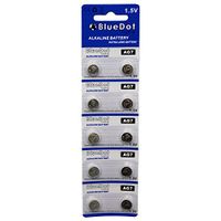 BlueDot Trading AG7 Batteries, 10 Count