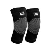 Bamboo Charcoal Knee Sleeve (Pair) For Arthritis, Joint Pain, Strong Circulation From Compression - Men & Women Knees Support For Running, Workouts, Jogging, Walking, Rehab, and Recovery(Black, Small)