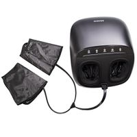 Foot Massager Calve Leg Massage [3 Years Warranty] Airbag Shiatsu Heating Kneading Rolling Vibration Deep Tissue Kneading Massage Relief for Tired Muscles and Plantar Fasciitis (Black)