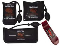 The Original Rhino Strong Commercial Grade Air Wedge Bag Pump Professional Leveling Kit & Alignment Tool Inflatable Shim Bag 3 Piece (Small, Medium, Large). 3 sizes for all of your individual needs.