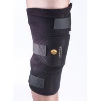 Corflex Cryotherm Knee Wrap - Knee Brace with Ice Pack-2 Pockets, 2 Gels - Black