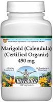 Marigold (Calendula) (Certified Organic) - 450 mg (100 Capsules, ZIN: 517744) - 3 Pack