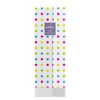Hallmark Tissue Paper (White with Pink, Green, Yellow, Blue Polka Dot, 8 Sheets) for Easter, Mother's Day, Birthdays or Any Occasion