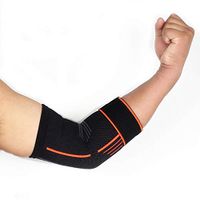 Crystalzhong-GB Elbow Compression Sleeve Outdoor Sports Pressure Elbow Knit Elbow Pads Long Sweat Protection Arm Breathable Elbow Pads for Tendonitis, Joint Pain Relief, Injury Recovery (Size : M)