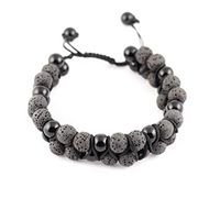 New Lava Rock Natural Stone Essential Oil Diffuser Tassel Bracelets for Aromatherapy | Distance Friendship Mala Tibetan Prayer Beaded Bracelet | 20 OPTIONS | Gift Box Included