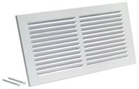 Rocky Mountain Goods Air Return Grille - Heavy Duty Steel with Premium Finish - Includes Full Installation kit - Louvered Design - Paintable Vent Cover - Matte White - Consistent air Flow (10" x 6")