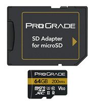 ProGrade Digital 200MB/s Micro SDXC UHS-II V60 Memory Card (64GB)