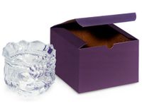 DEEP PURPLE Gift Boxes 6 x 6 x 4"100% Recycled Kraft Tint - 1 Pc Box (1 unit, 100 pack per unit.)