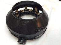 9" Chinese Wok Range Speed Burner 16 Copper Tips