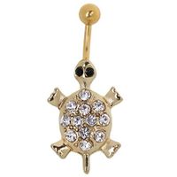 Crystal Heart/Flower Dangle Navel Belly Button Ring Bar Body Piercing Jewelry Best Beauty Womans Party Jewerly Accessory Trendy Unique Creative | Pattern - 4
