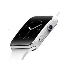 RONSHIN Smart Watch X6 Bluetooth Waterproof Smart Watch Smartwatch Camera for iOS Android Phone White