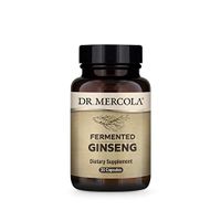 Dr. Mercola, Fermented Ginseng Dietary Supplement, 30 Servings (30 Capsules), Energy Support, Supports Immune Health and Overall Well Being, Non GMO, Soy-Free, Gluten Free
