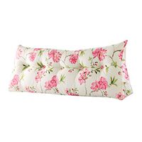 Mat Cushion - Triangular Bed Cushion Bed Pillow Tatami Backrest Lumbar Pillow Protection Waist Soft and Comfortable Washable Flower Pattern-100cm , 120cm , 150cm , 180cm , 200cm -\# ( Size : 120cm )