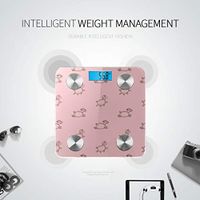 Bluetooth Smart Weight Scale Cartoon Cute Funny Sheep Wild Animal Weight Scale Body Fat Composition Monitor Analyzer with Smartphone App for Body Management-396 Lbs