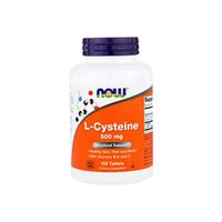 NOW Supplements, L-Cysteine 500 mg with Vitamins B-6 and C, Structural Support*, 100 Tablets