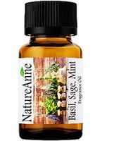 Premium Grade Fragrance Oil - 10ml - Scented Oil - for Diffuser Oils, Making Soap, Candles, Lotion, Home Scents, Linen Spray, Lotion, Perfume, Beard Oil, (10ml, Basil, Sage, Mint)