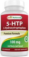 Best Naturals 5-HTP 100 mg 120 Capsules, 5 HTP Capsules Supports Relaxation & restful Sleep, 7.0 Ounces